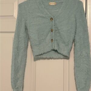 Altar’d State Cashmere Button up Sweater Size Small